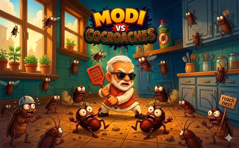 Modi and the Cockroaches Feature Image